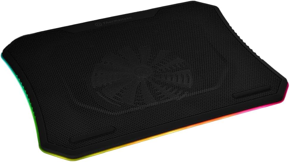 Large RGB Steel Mesh Laptop Cooling Pad