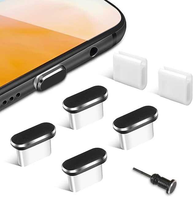 USB C Dust Plug 4 Pack for Phone Charging Ports