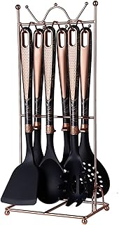 7-Piece Silicone Kitchen Utensil Set with Stand