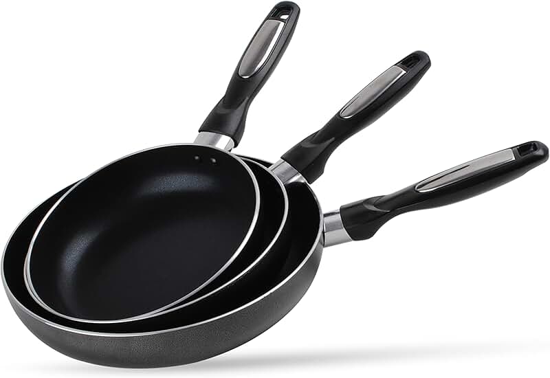 18-Piece Non-Stick Cookware Set with Pans, Dutch Oven, Griddle, Steamer, Utensils