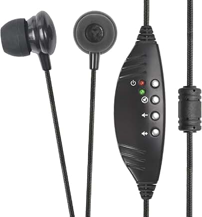 USB Transcription Headset with Ear Tips and Sound Card