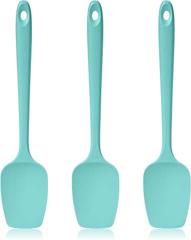 Heat-Resistant Silicone Spatula Set for Cooking and Baking