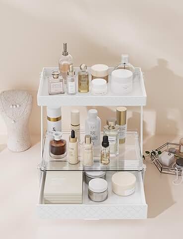 Two-Tier Bathroom and Vanity Organizer