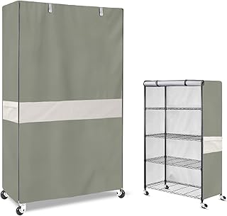 Heavy-Duty Waterproof Wire Shelf Cover 30x14x62 Inches