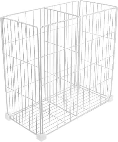 White Freezer Shelf Dividers for Better Organization