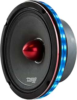 Waterproof 6.5-Inch LED Speaker Ring with RGB Colors