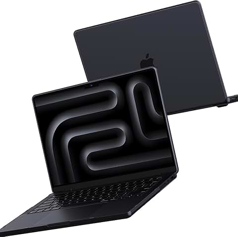 Protective Hard Case for 16-Inch MacBook Pro in Space Black