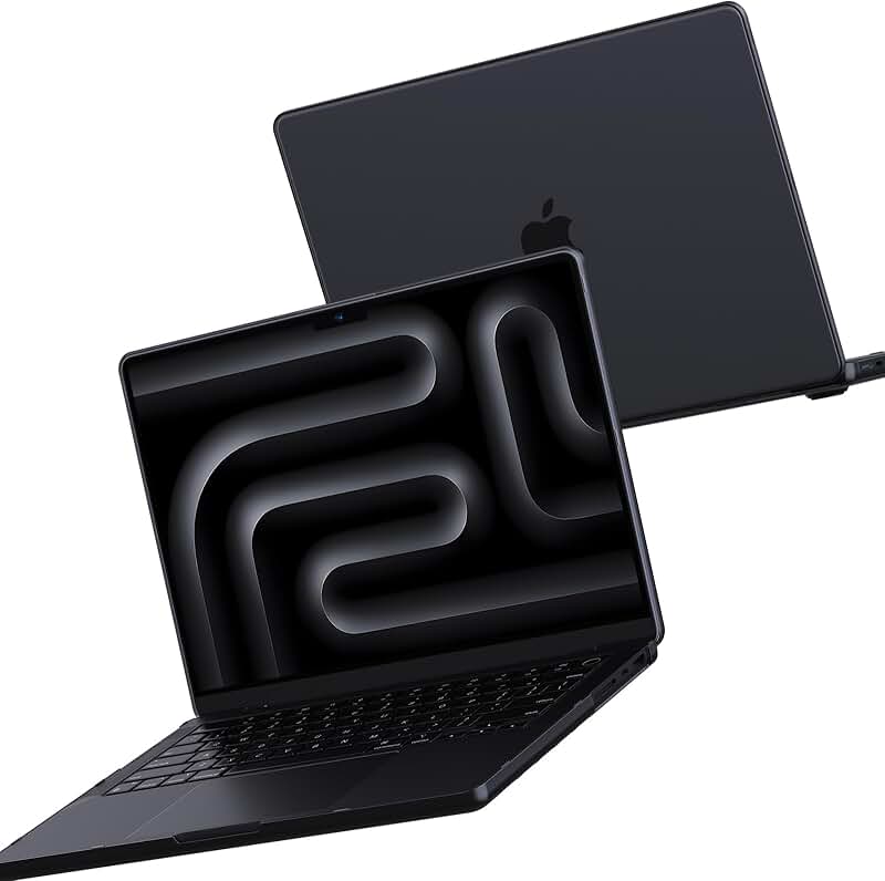 Protective Hard Case for 16-Inch MacBook Pro in Space Black