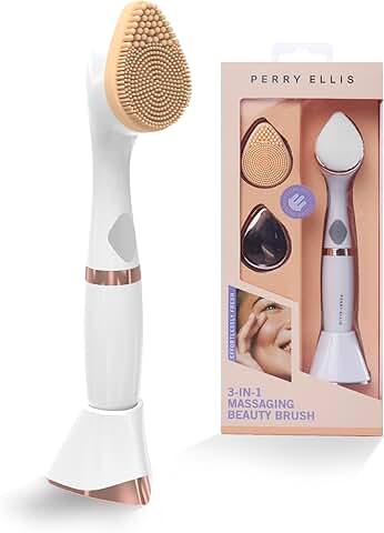 3-in-1 Electric Skincare Brush with Silicone Cleanser and Massager