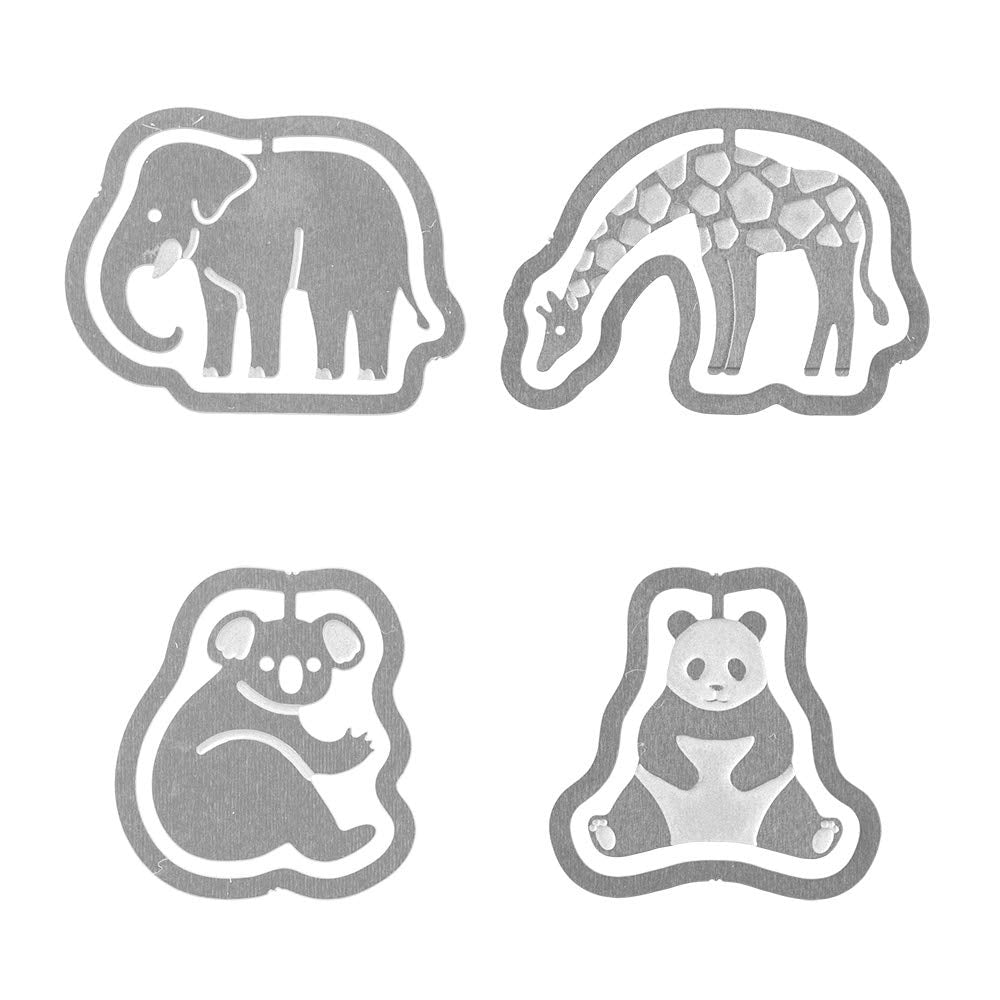 Etched Zoo Pattern Clips