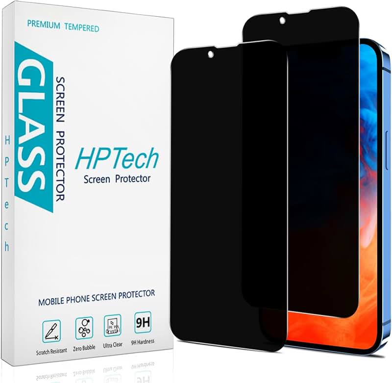 Two Privacy Screen Protectors for iPhone 13 Mini