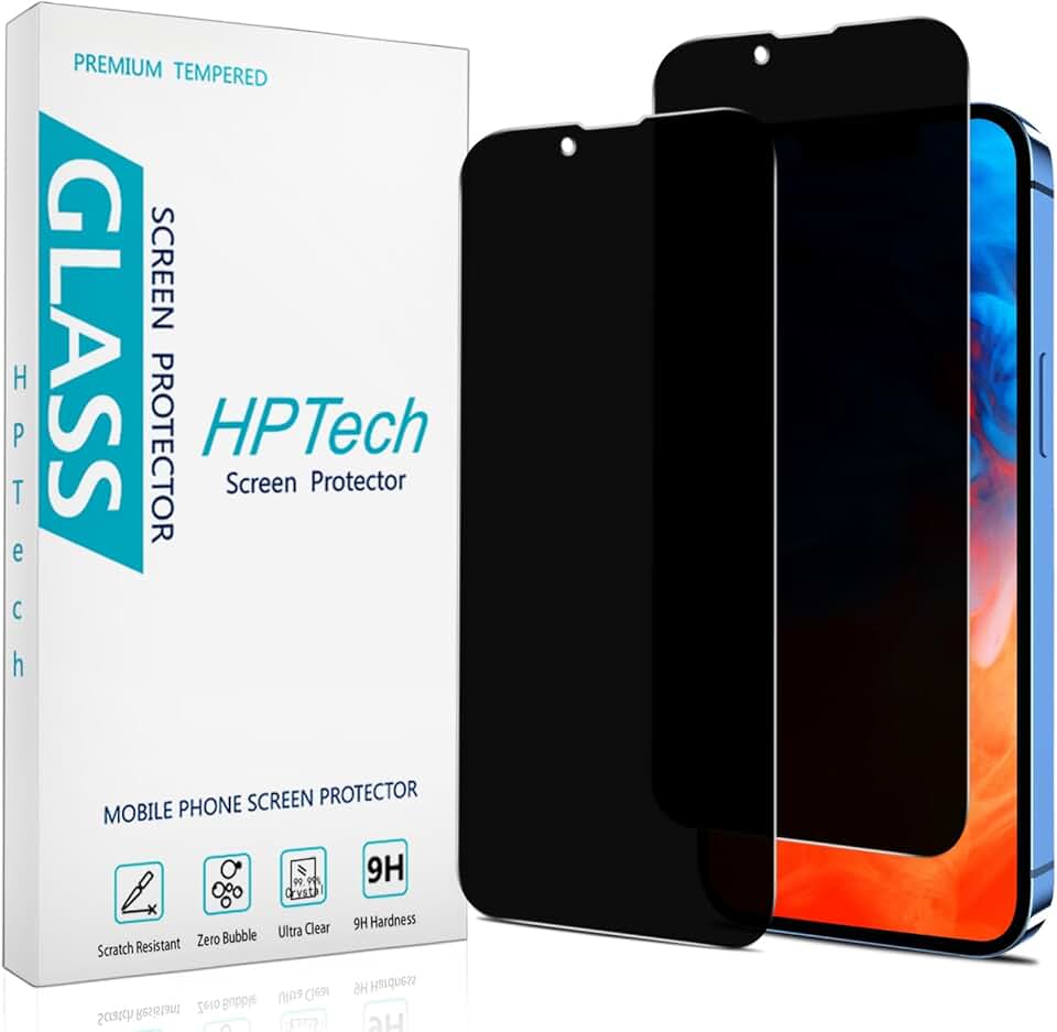 Two Privacy Screen Protectors for iPhone 13 Mini
