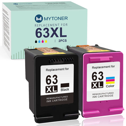 63XL Remanufactured Ink Cartridge for HP Officejet and Deskjet Printers