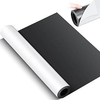 Large 12 Inch x 5ft Magnetic Sheet Roll, Blank White