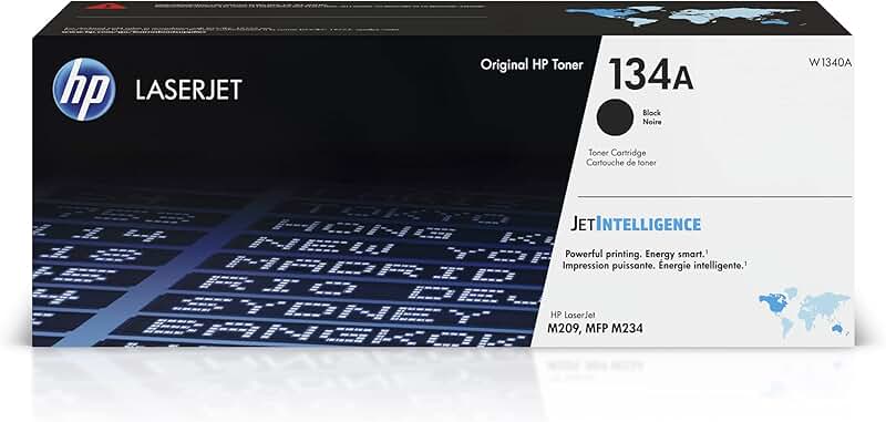 Black toner cartridge for laser printer