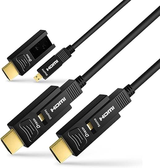 75 Feet 4K HDMI Fiber Optic Cable for UHD TV and Monitor
