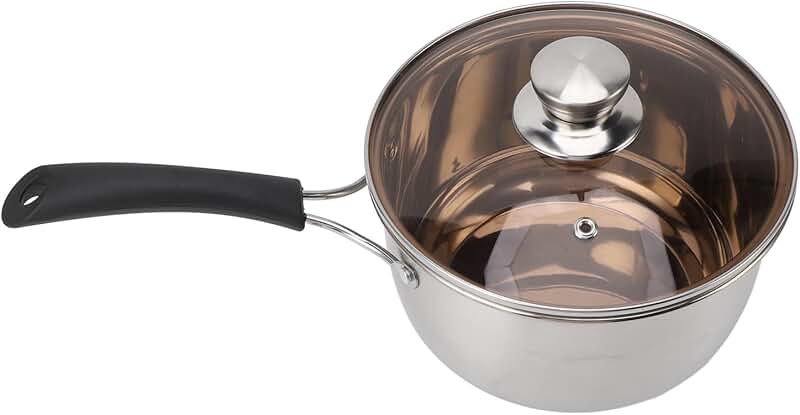 Stainless Steel Milk and Soup Pot with Lid