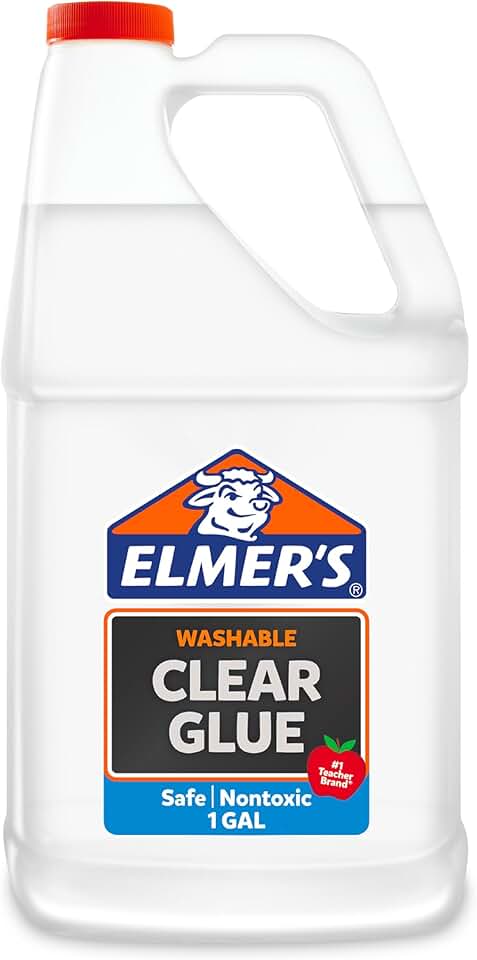 Clear Liquid School Glue, 1 Gallon, Washable