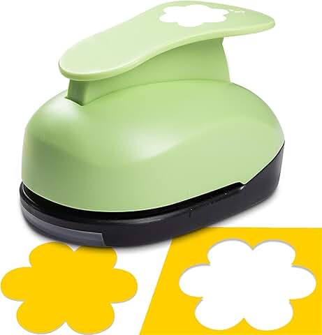 3-inch Flower Hole Punch for Crafting and Scrapbooking