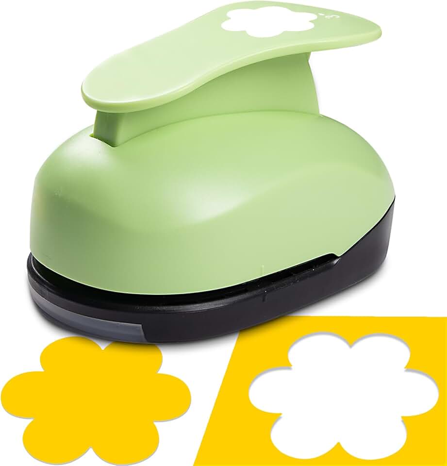 3-inch Flower Hole Punch for Crafting and Scrapbooking