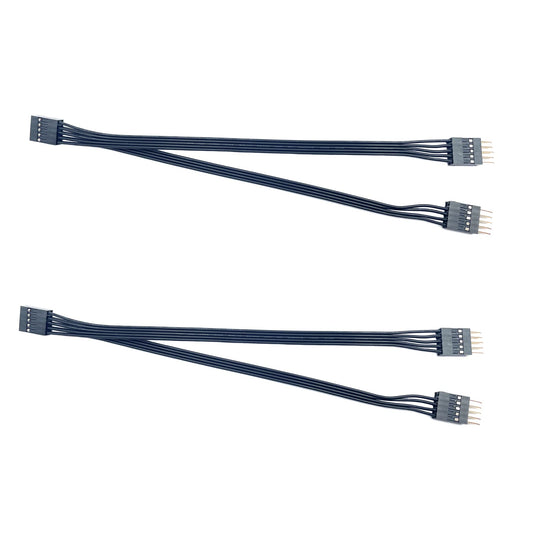 2-Pack USB 2.0 Motherboard Y Splitter Cables