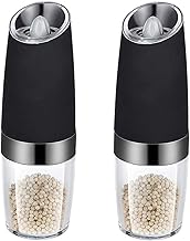 Refillable Electric Pepper and Salt Grinder Set