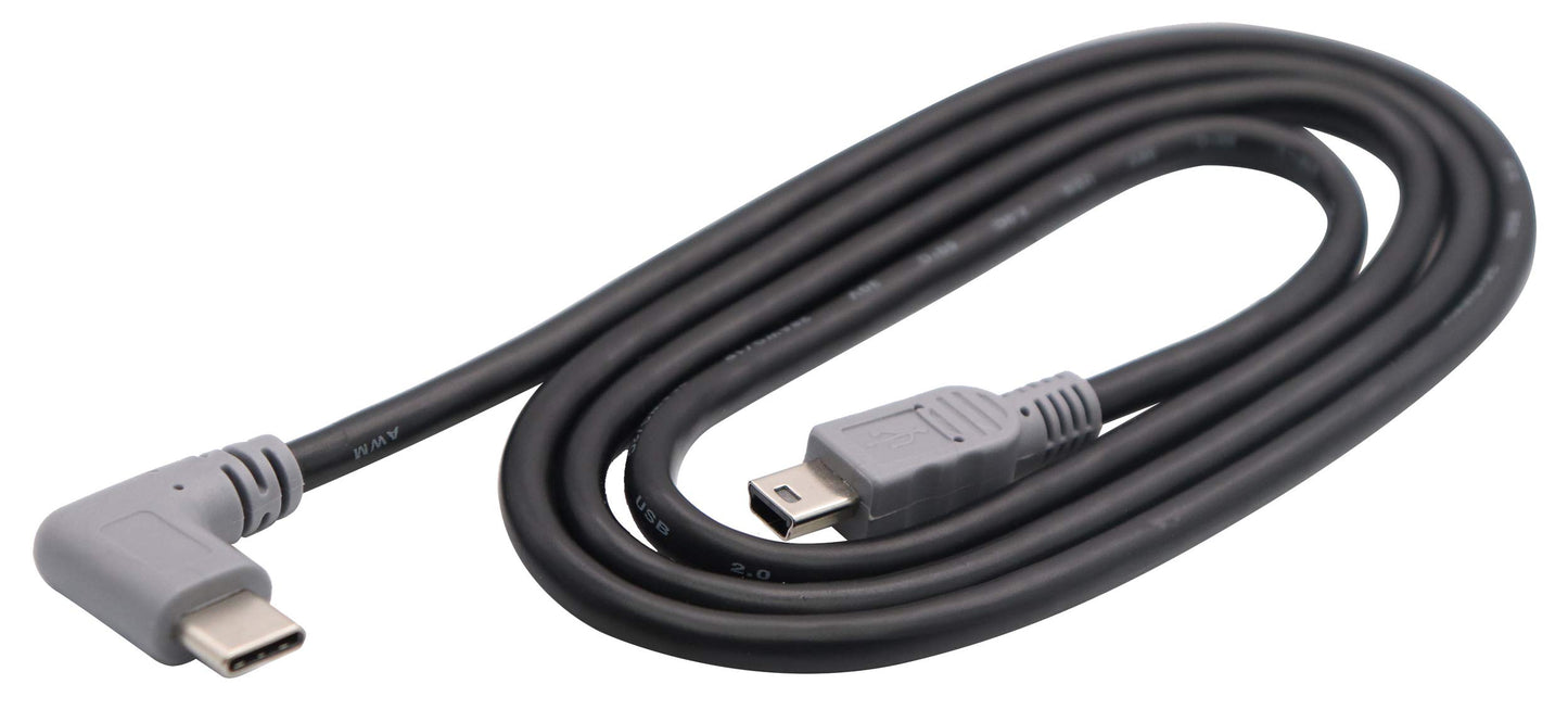 3ft USB-C to Mini USB Cable for Data and Charging