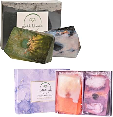 Gemstone Soap and Crystal Gift Set