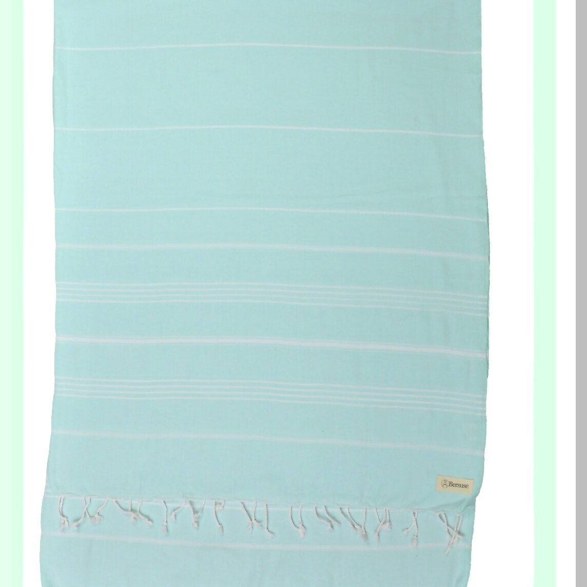 Aqua Marine Anatolia XL Cotton Throw Blanket Towel - 100% Soft & Cozy, 61 x 82 Inches