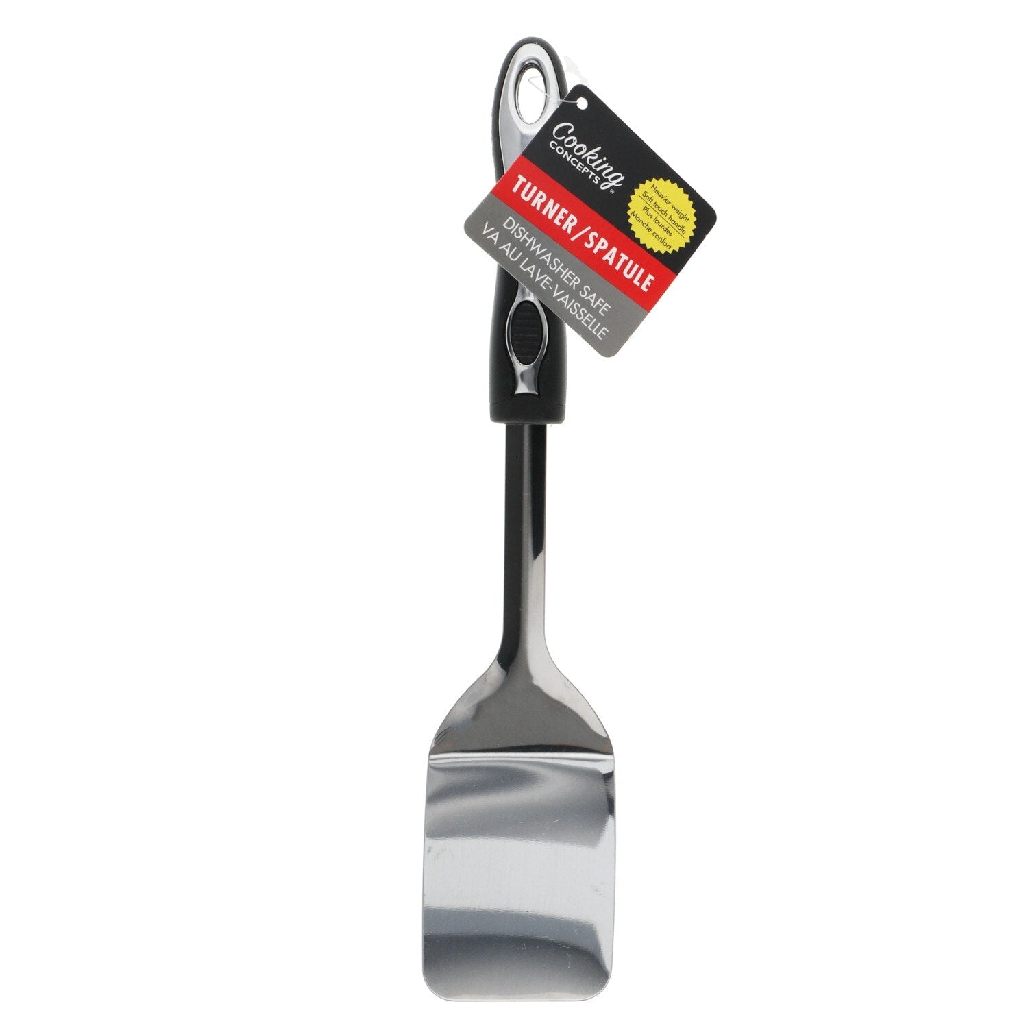 Cooking Concepts Stainless Steel Solid Spatulas, 12.8-in. (Pack of 24)