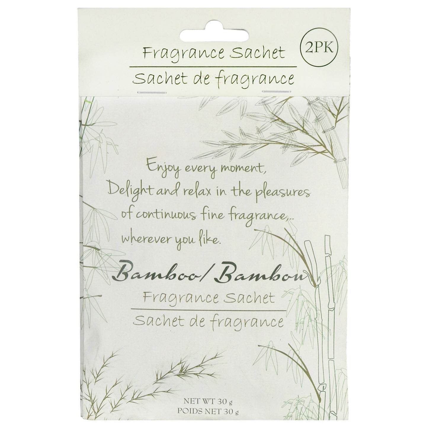 Bamboo-Scented Fragrance Sachets, 2-ct. Packs (Pack of 14)