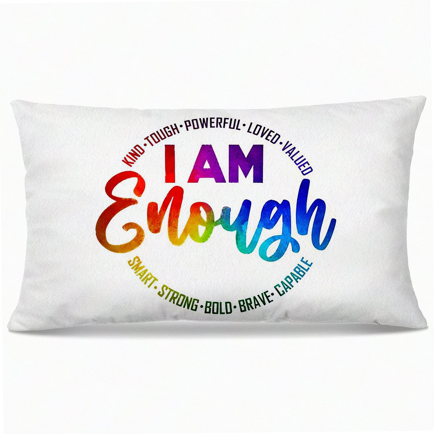 Empowerment Essence Pillow Covers - 12x20, Inspiring Gifts for Women & Teenage Girls, Encouraging & Motivational Decor, Positive Vibes Pillow Cover