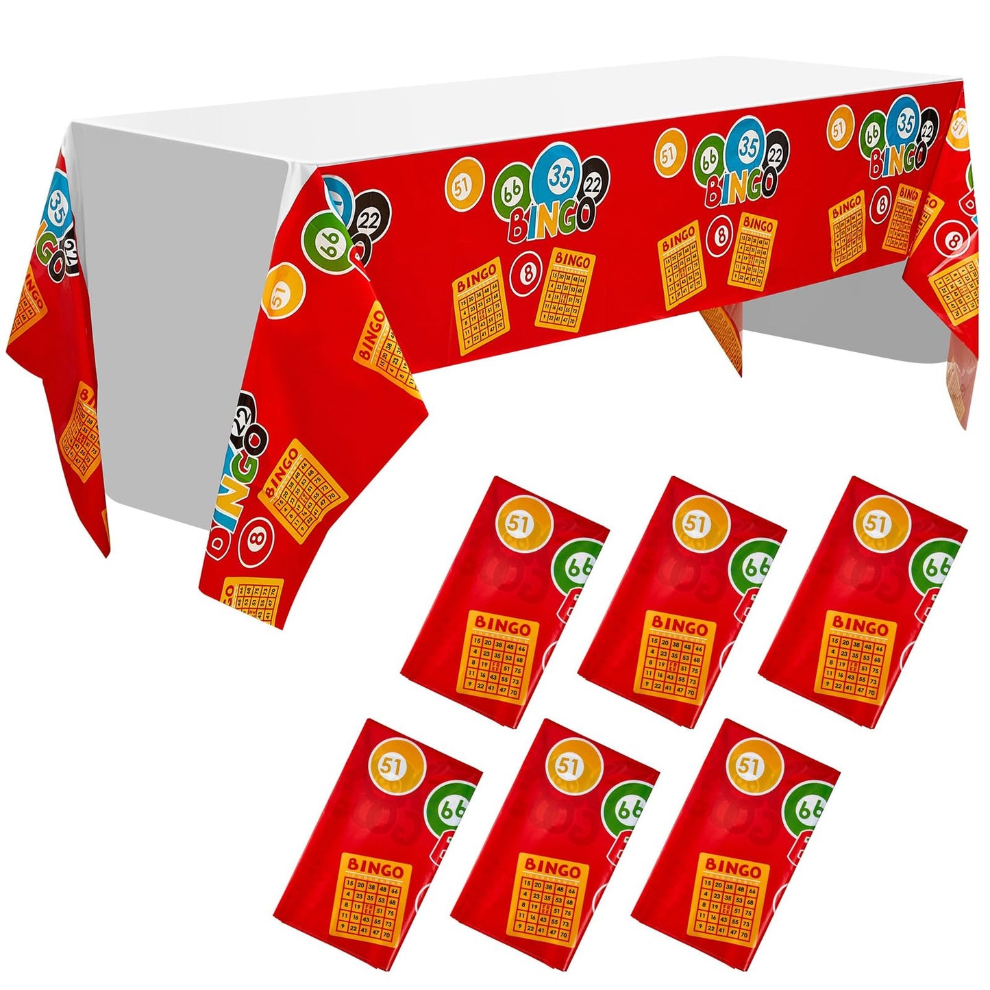 Bingo Table Covers for Party Decorations