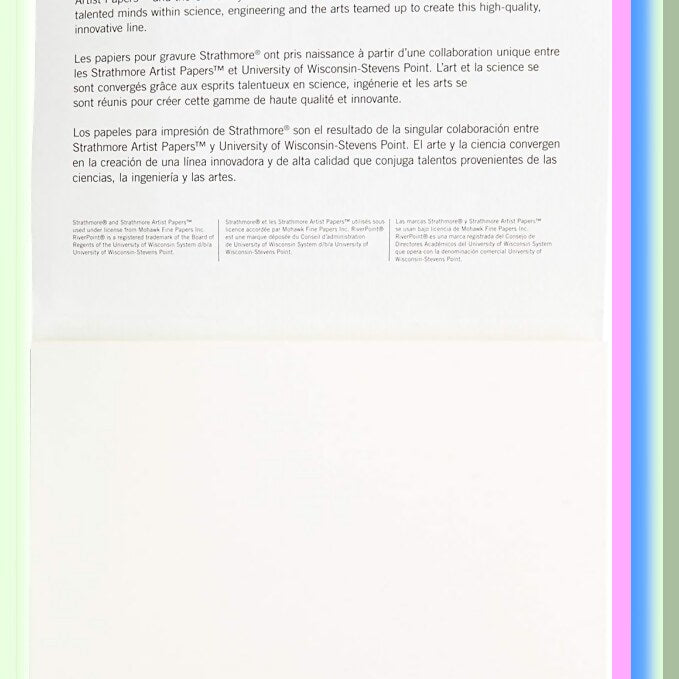 Printmaking Paper Pad 8" x 10" 20 Sheets