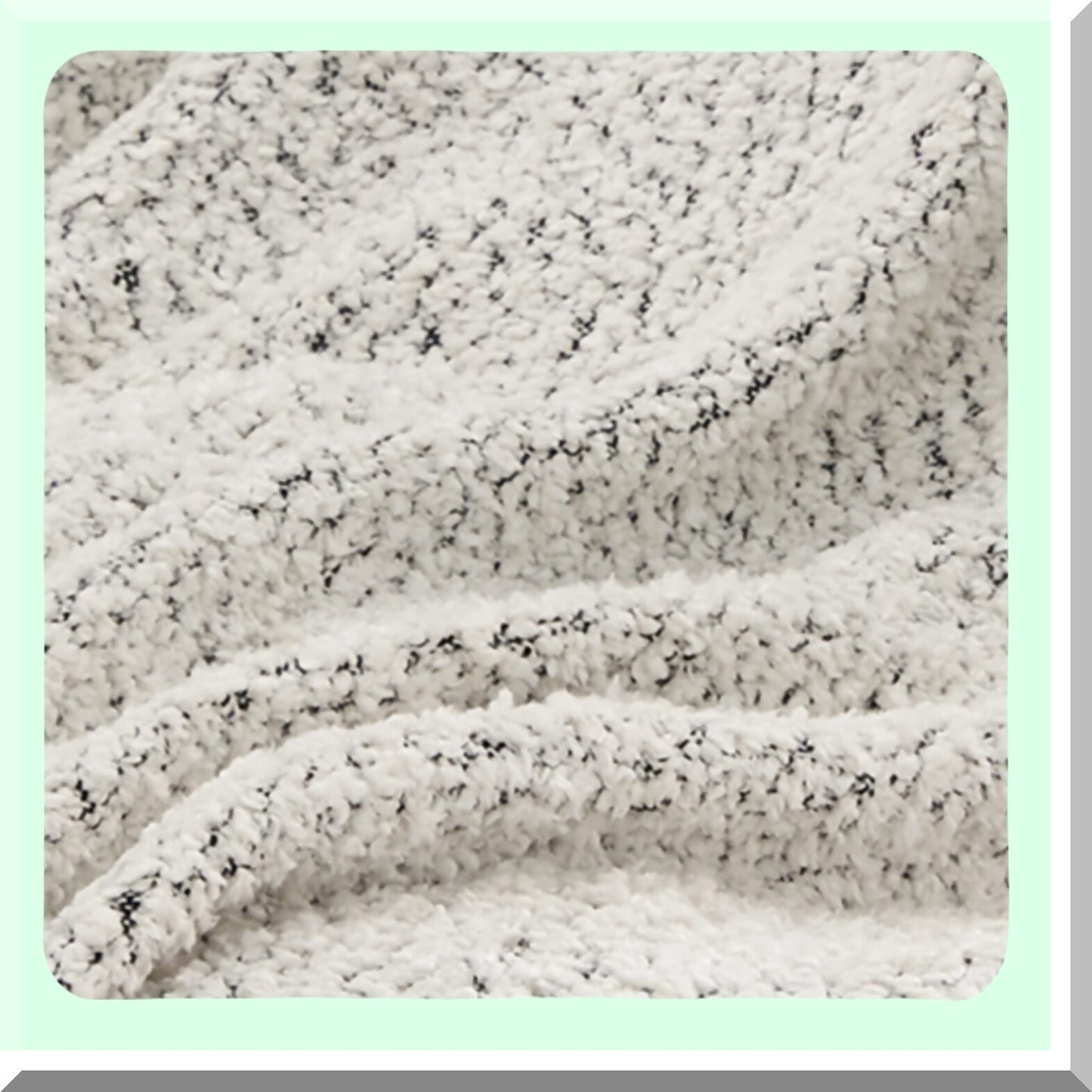 Seaside Elegance Reversible Throw - Black & White Coastal Design