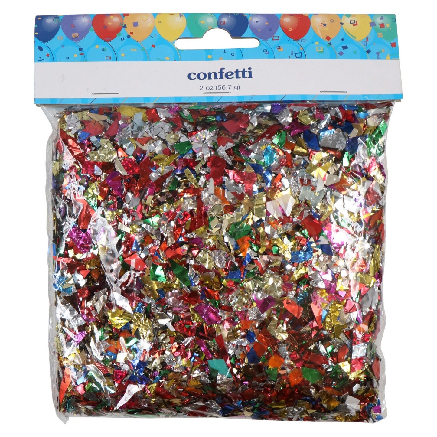 Colored Metallic Confetti, 2-oz. Bags (Pack of 36)