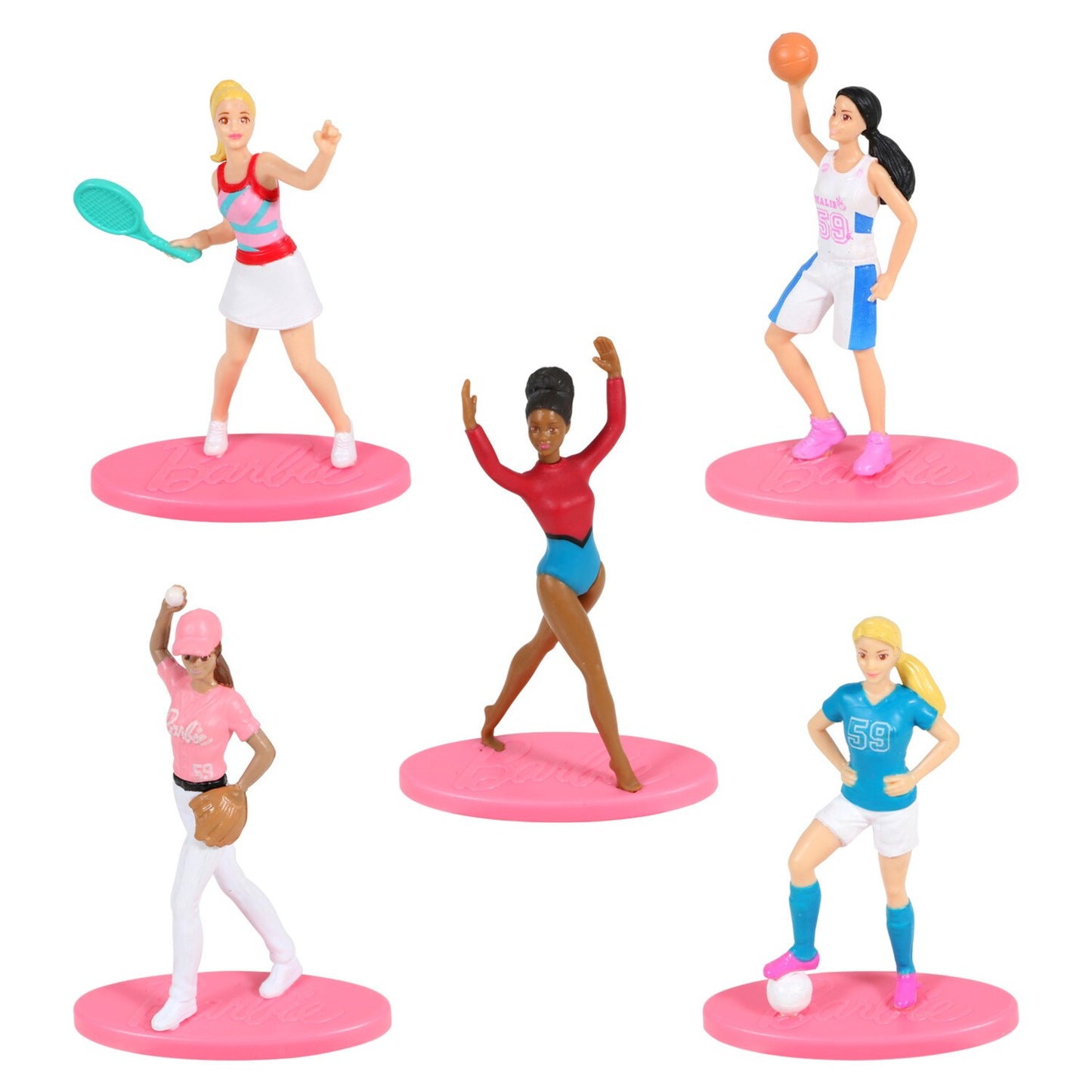 Barbie Mini Figurines, 2.875 in. (Pack of 24)