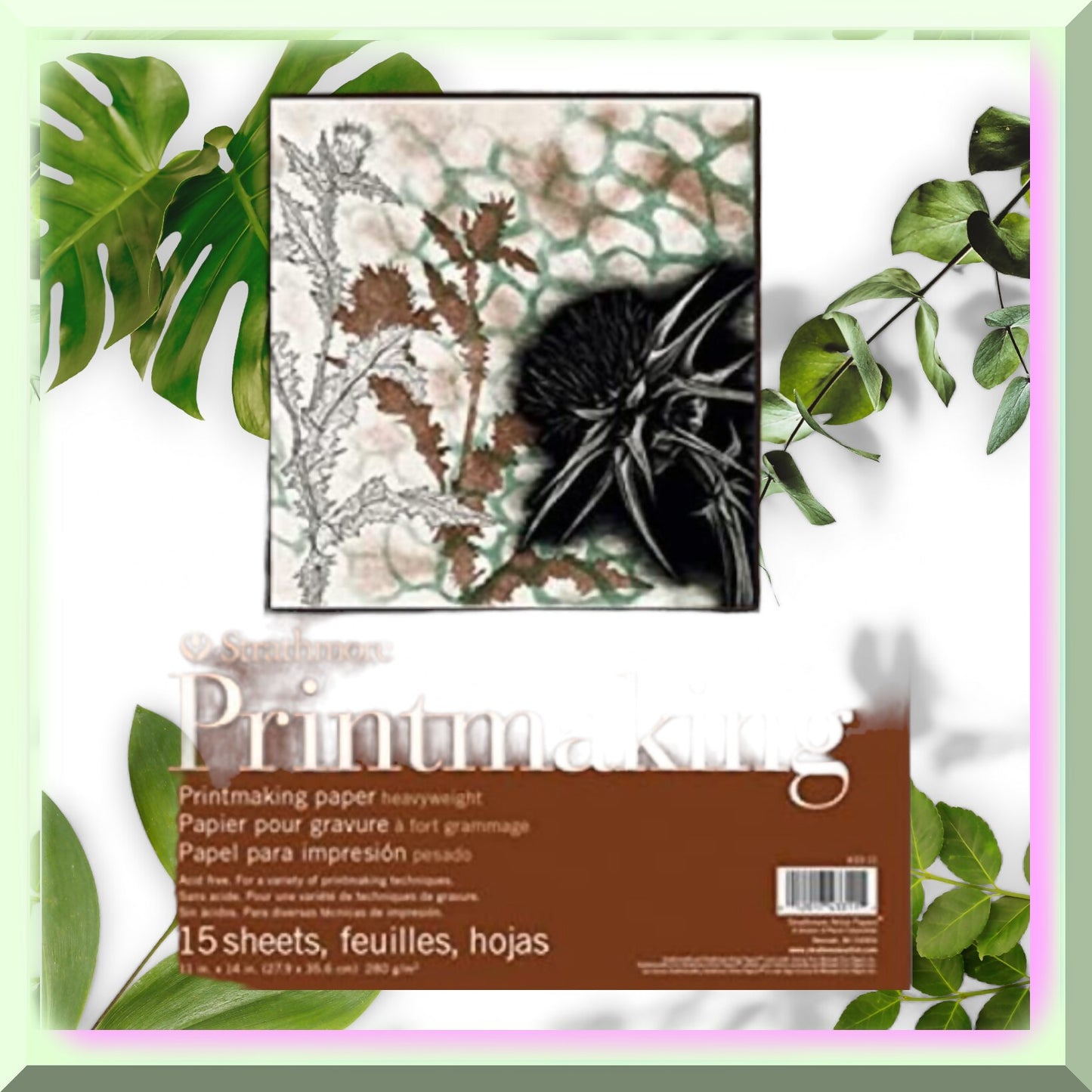 Printmaking Paper Pad 11"X14" 15 Sheets