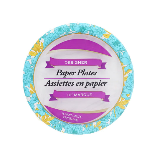 The Home Store Designer Paper Dinner Plates, 15-ct. Packs (Pack of 32)