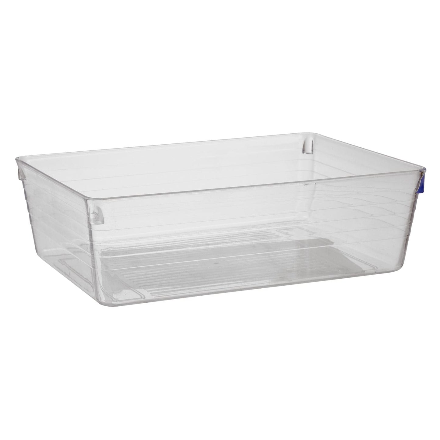 Essentials Clear Rectangular Drawer Organizers, 8.75x6.25 in. (Pack of 12)