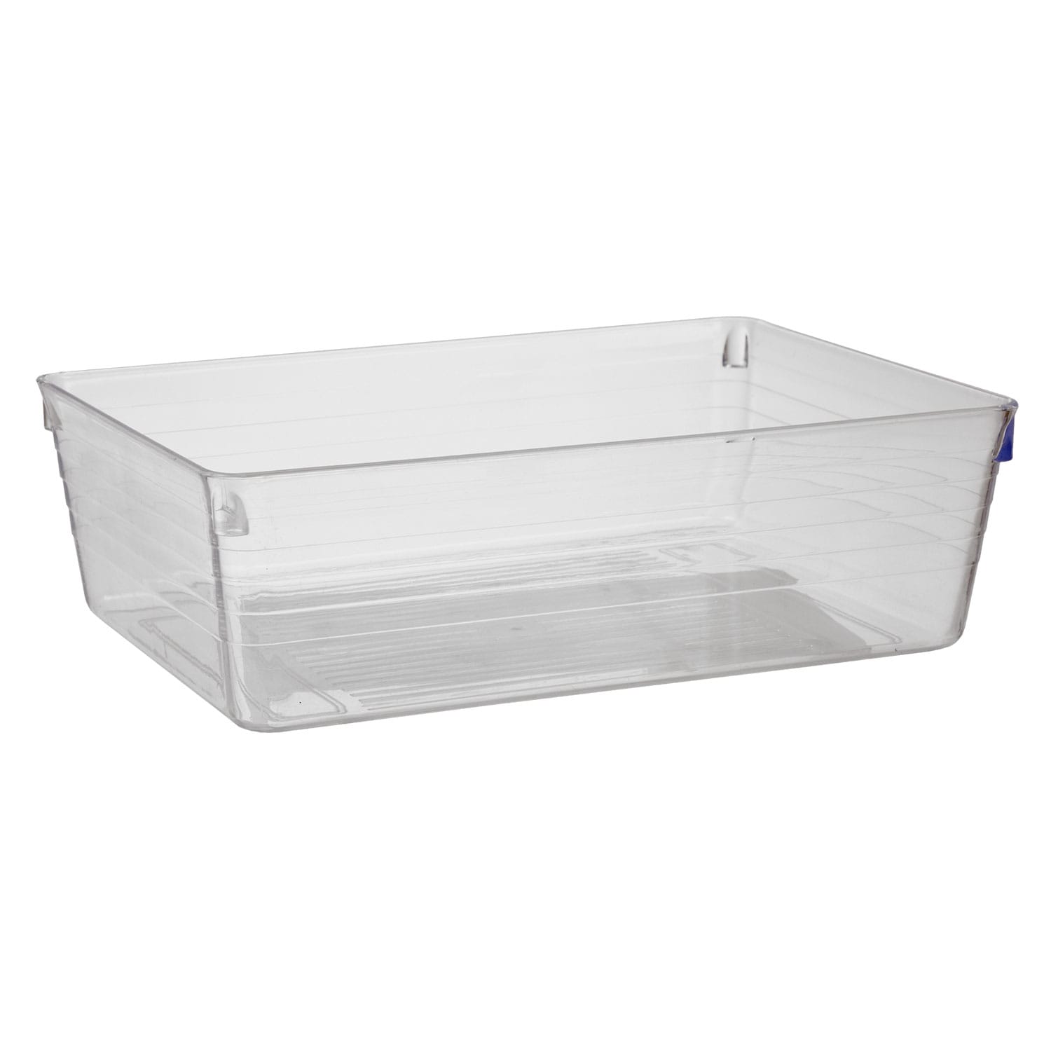 Essentials Clear Rectangular Drawer Organizers, 8.75x6.25 in. (Pack of 12)