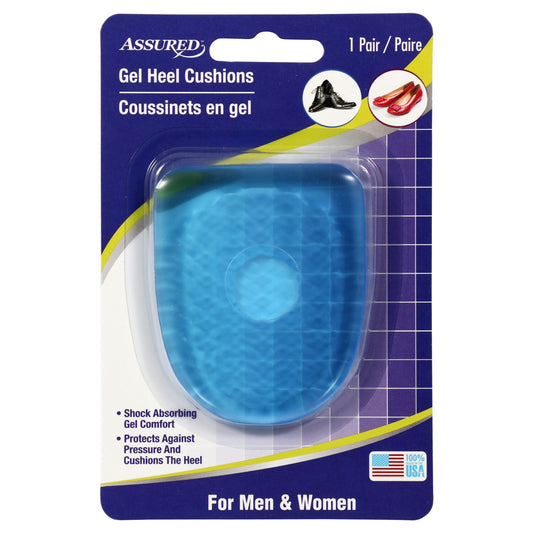 Assured Gel Heel Cushions For Shoes, (Pack of 24)
