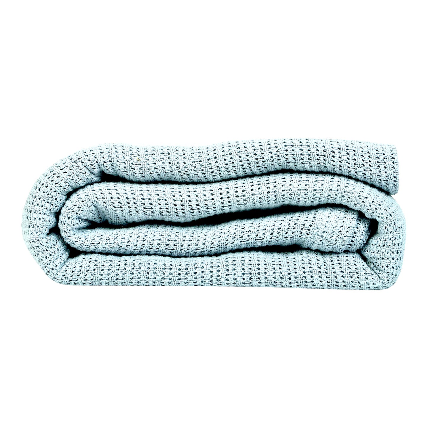 CozyLuxe Ice Grey Twin Blanket - 100% Cotton, Lightweight, Extra-Fluffy, Premium Soft, Durable, All-Season Bed & Sofa Throw