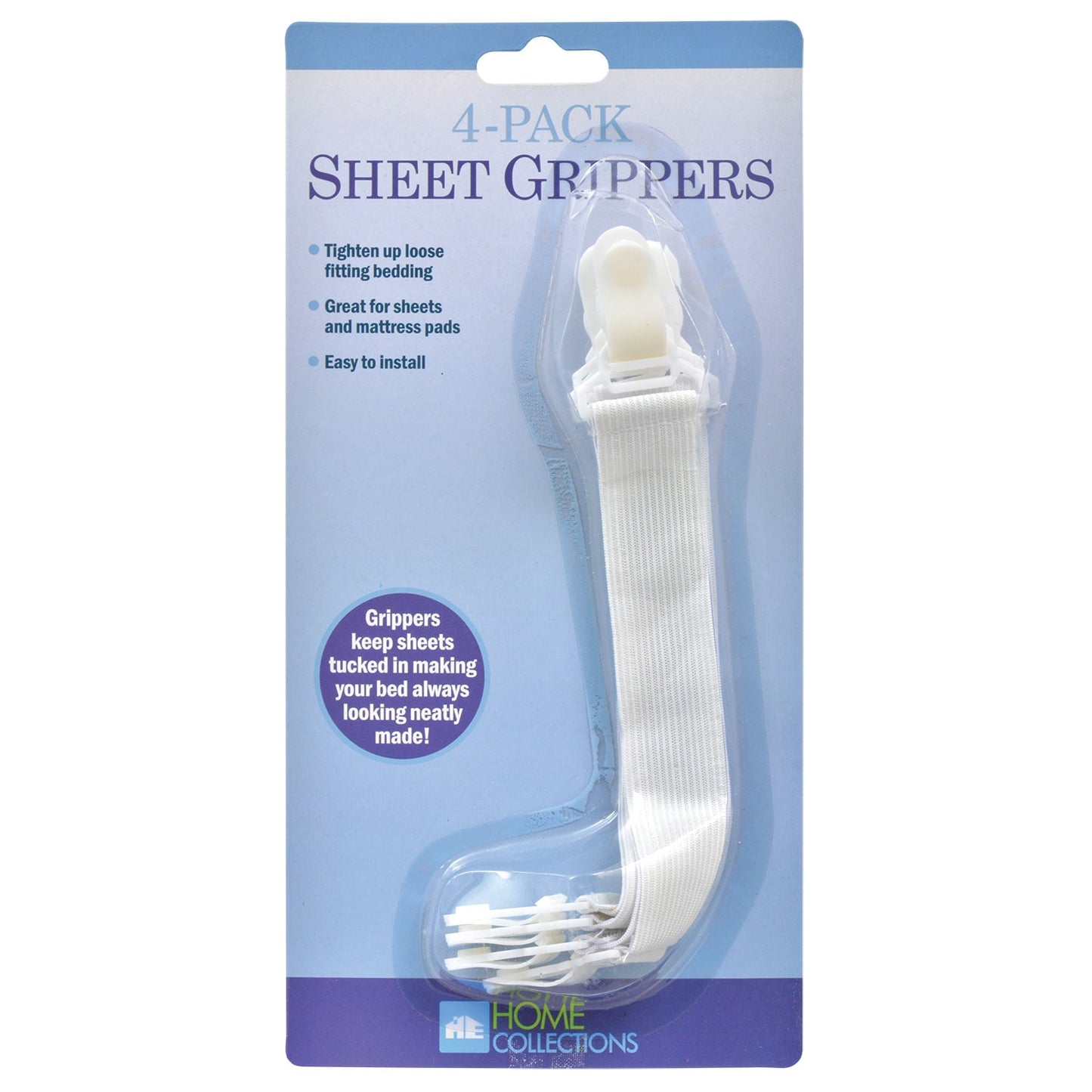 Home Collection Bed Sheets Straps, 4-ct. Packs (Pack of 24)