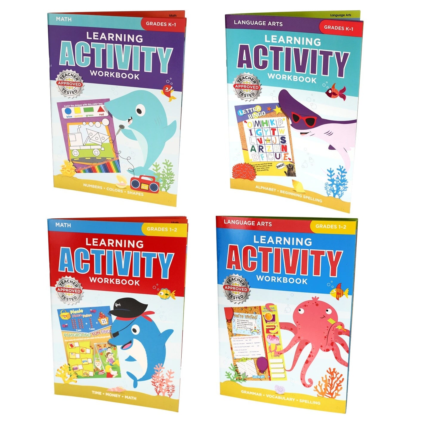 Children's Learning Activity Workbooks, 32 Pages (Pack of 24)