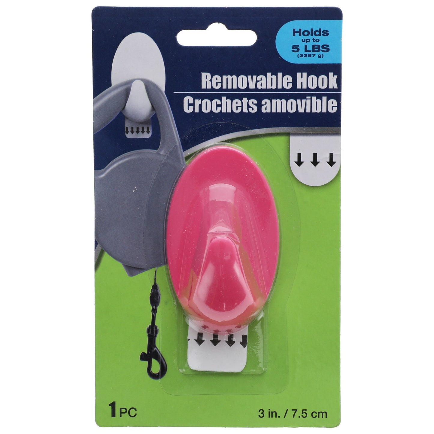 Removable Hooks, 5 lbs. (Pack of 24)