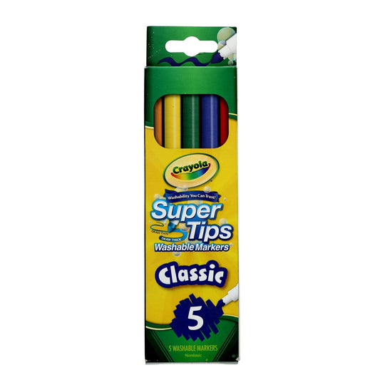 Crayola Super Tip Washable Markers, 5-ct. Packs (Pack of 24)
