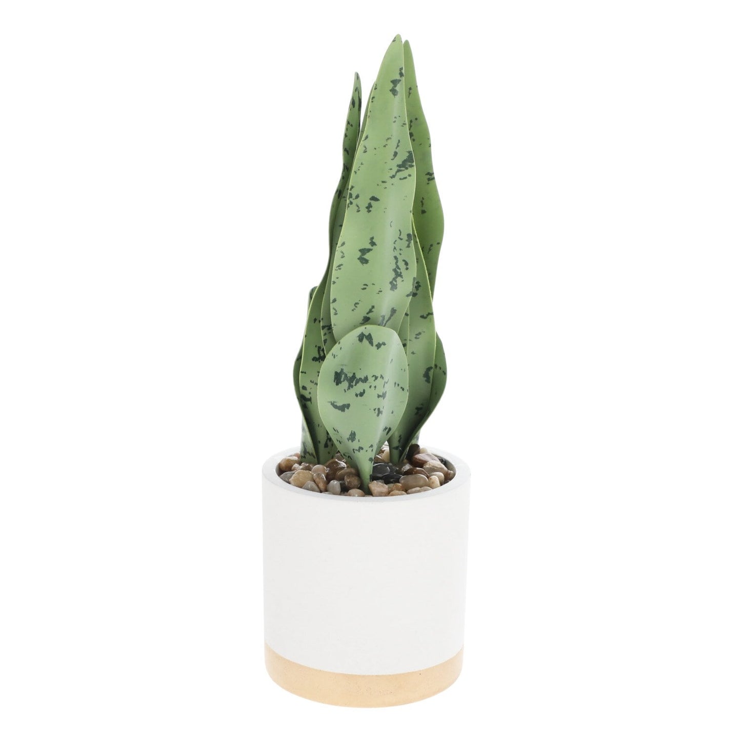Artificial Potted Topiaries and Snake Plants, 12-in. (Pack of 8)
