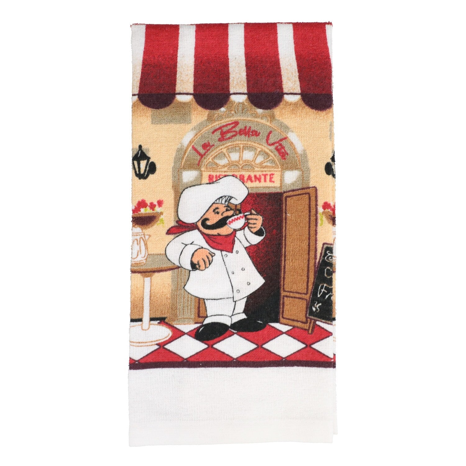 Chef-Themed Kitchen Towels, 15x25-in. (Pack of 24)