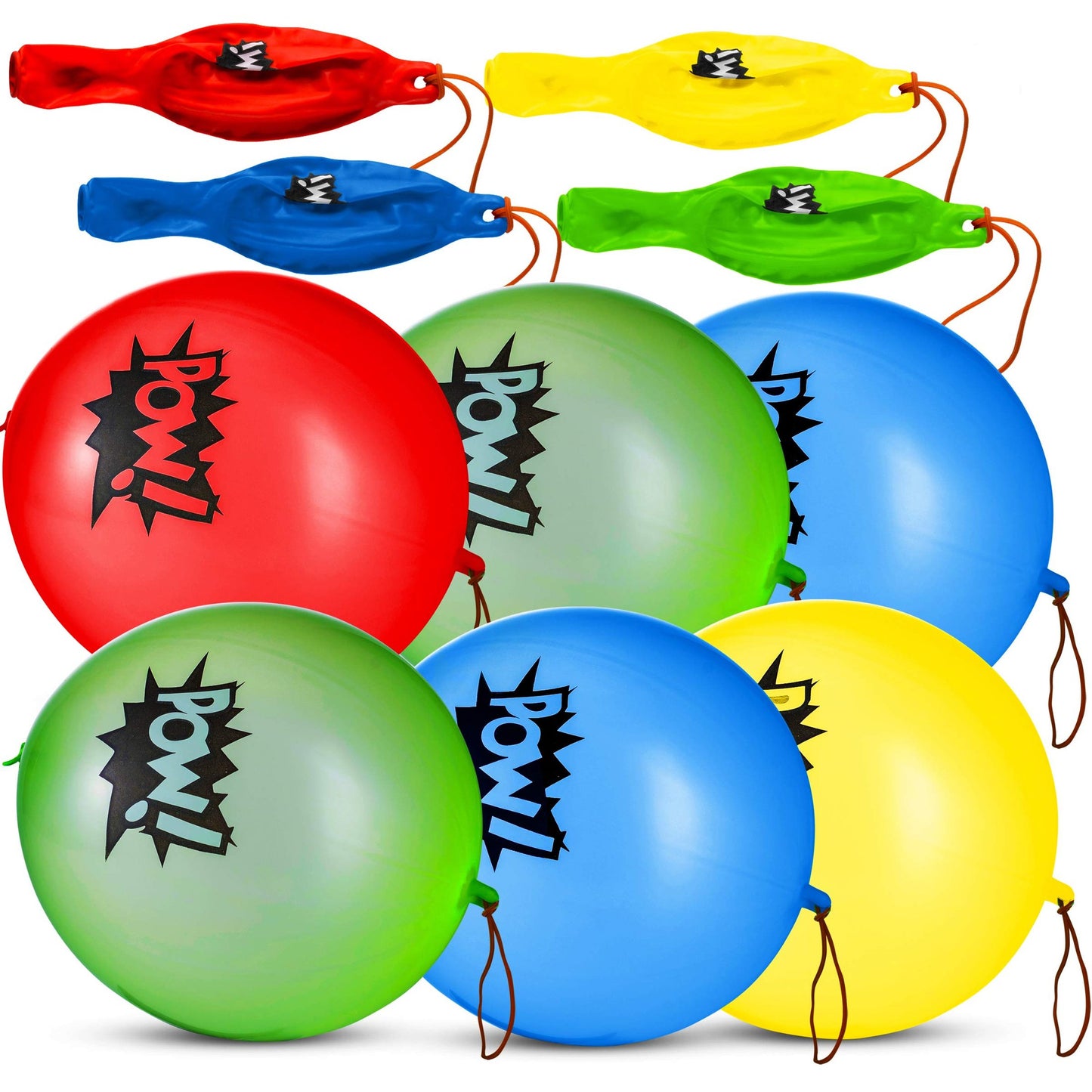 Superhero Punch Balloons Pack of 24 for Kids Parties